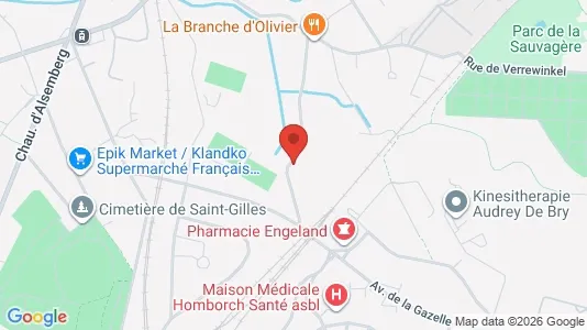 Apartments for rent i Brussels Ukkel - kort over placeringen