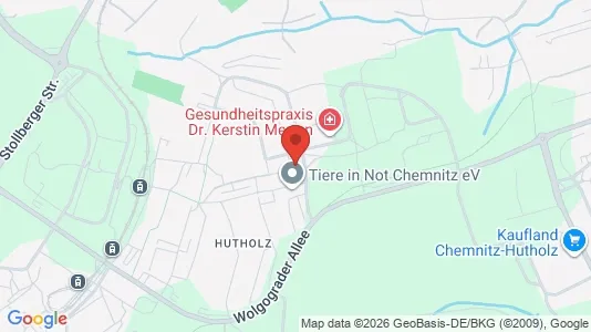 Apartments for rent i Chemnitz - kort over placeringen