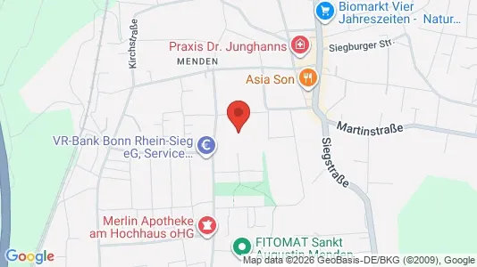 Apartments for rent i Rhein-Sieg-Kreis - kort over placeringen