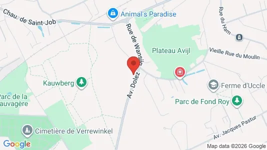 Apartments for rent i Brussels Ukkel - kort over placeringen