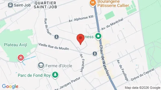 Apartments for rent i Brussels Ukkel - kort over placeringen