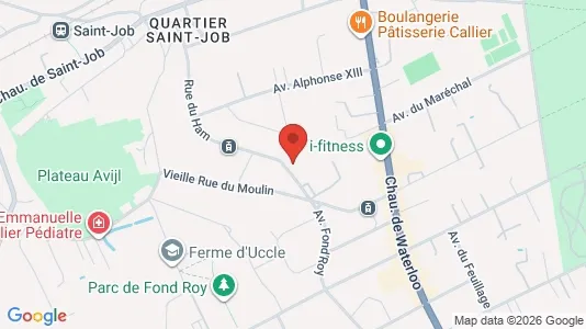 Apartments for rent i Brussels Ukkel - kort over placeringen