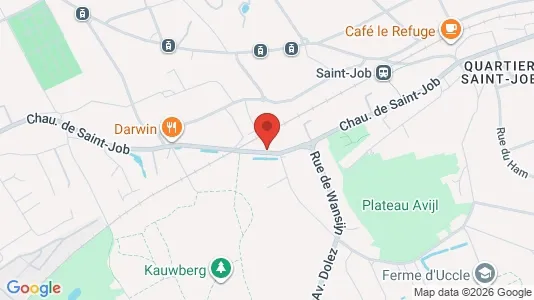 Apartments for rent i Brussels Ukkel - kort over placeringen