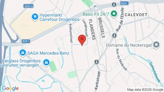 Apartments for rent i Drogenbos - kort over placeringen