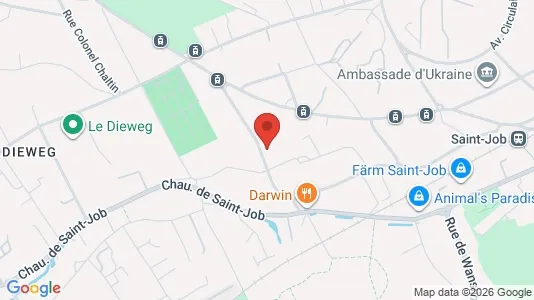 Apartments for rent i Brussels Ukkel - kort over placeringen