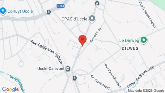 Apartments for rent i Brussels Ukkel - kort over placeringen