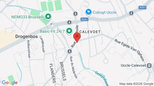 Apartments for rent i Brussels Ukkel - kort over placeringen