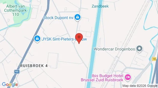 Apartments for rent i Drogenbos - kort over placeringen