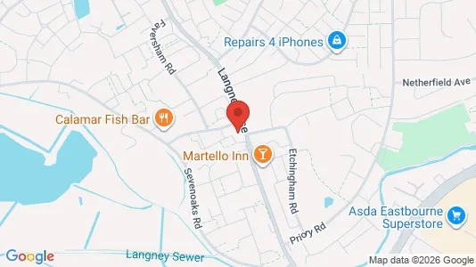 Apartments for rent i Eastbourne - East Sussex - kort over placeringen