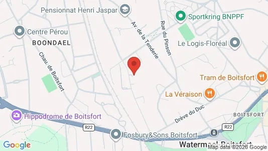 Apartments for rent i Brussels Watermaal-Bosvoorde - kort over placeringen
