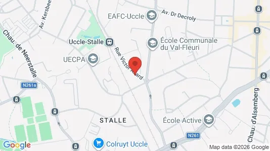 Apartments for rent i Brussels Ukkel - kort over placeringen