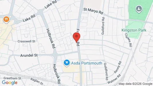 Apartments for rent i Portsmouth - Hampshire - kort over placeringen