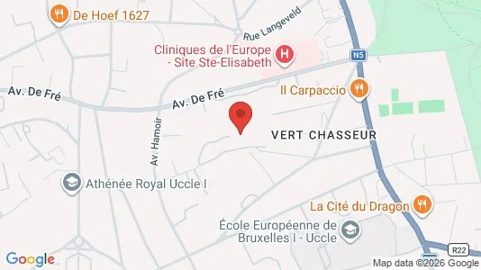 Apartments for rent i Brussels Ukkel - kort over placeringen