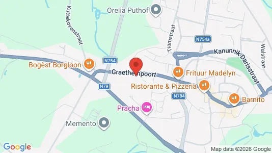 Apartments for rent i Borgloon - kort over placeringen