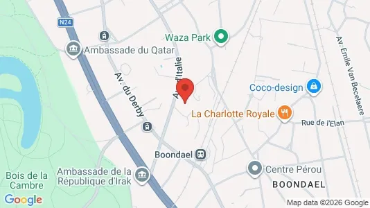 Apartments for rent i Brussels Elsene - kort over placeringen