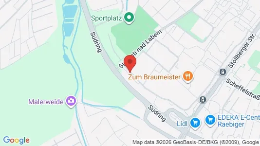 Apartments for rent i Chemnitz - kort over placeringen