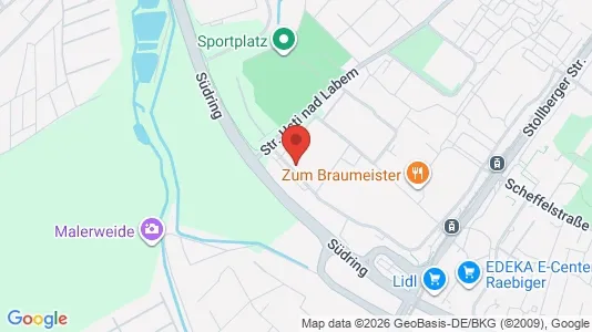 Apartments for rent i Chemnitz - kort over placeringen