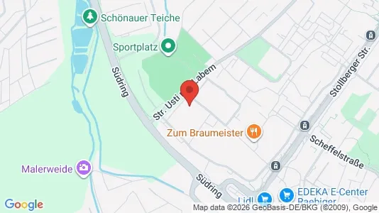 Apartments for rent i Chemnitz - kort over placeringen