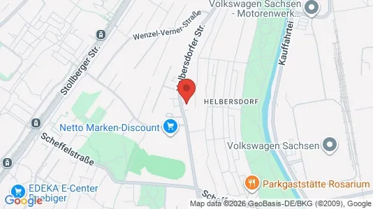 Apartments for rent i Chemnitz - kort over placeringen