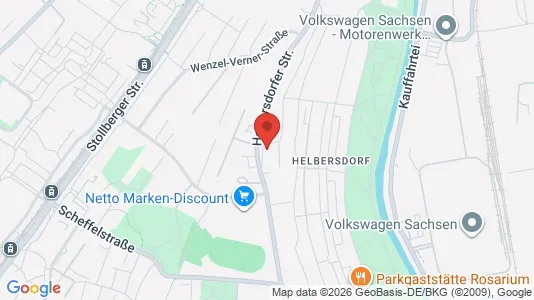 Apartments for rent i Chemnitz - kort over placeringen