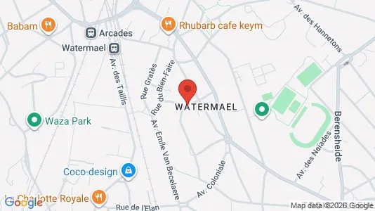 Apartments for rent i Brussels Watermaal-Bosvoorde - kort over placeringen