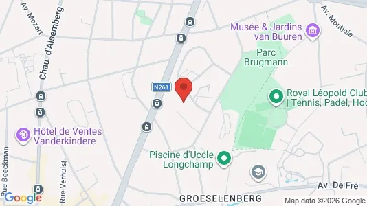 Apartments for rent i Brussels Ukkel - kort over placeringen