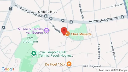 Apartments for rent i Brussels Ukkel - kort over placeringen