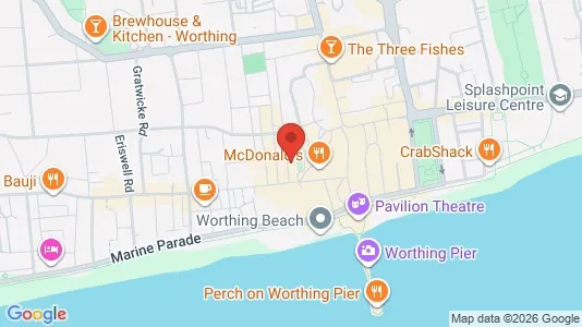 Apartments for rent i Worthing - West Sussex - kort over placeringen