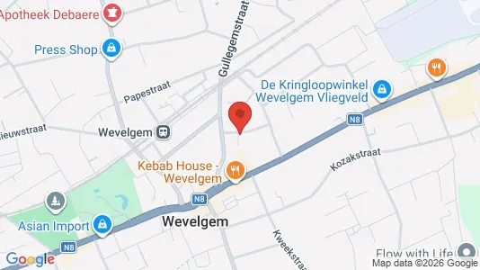Apartments for rent i Wevelgem - kort over placeringen