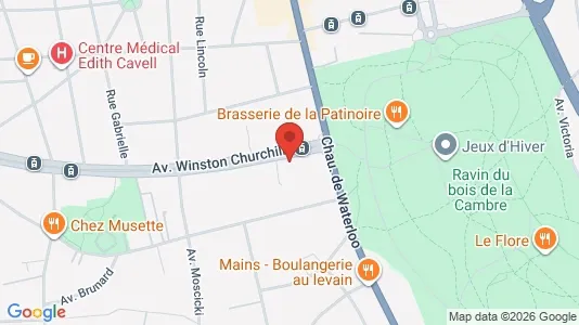 Apartments for rent i Brussels Ukkel - kort over placeringen