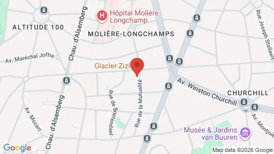 Apartments for rent i Brussels Ukkel - kort over placeringen