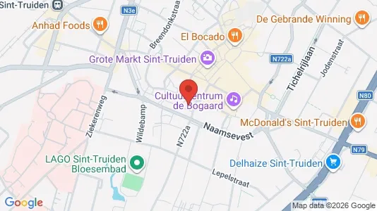 Apartments for rent i Sint-Truiden - kort over placeringen