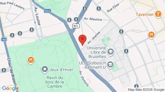 Apartments for rent i Brussels Elsene - kort over placeringen