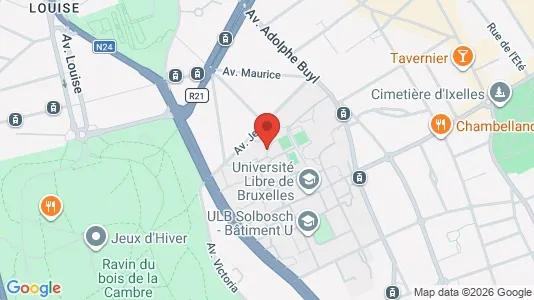 Apartments for rent i Brussels Elsene - kort over placeringen