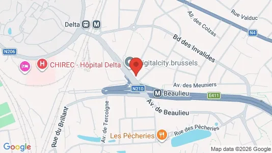 Apartments for rent i Brussels Oudergem - kort over placeringen