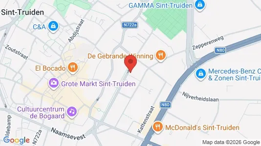 Apartments for rent i Sint-Truiden - kort over placeringen