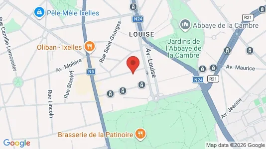Apartments for rent i Stad Brussel - kort over placeringen