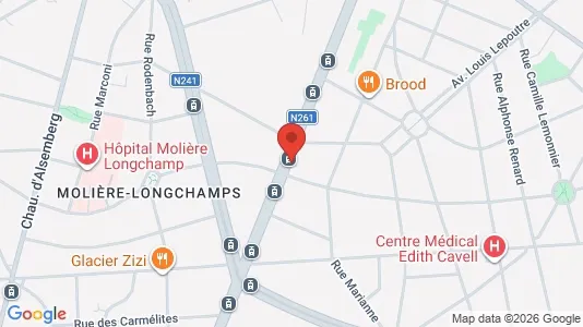 Apartments for rent i Brussels Vorst - kort over placeringen