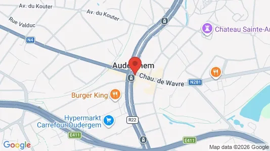 Apartments for rent i Brussels Oudergem - kort over placeringen