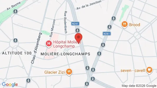 Apartments for rent i Brussels Vorst - kort over placeringen