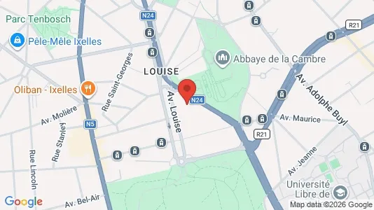Apartments for rent i Stad Brussel - kort over placeringen
