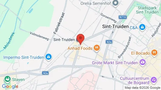 Apartments for rent i Sint-Truiden - kort over placeringen