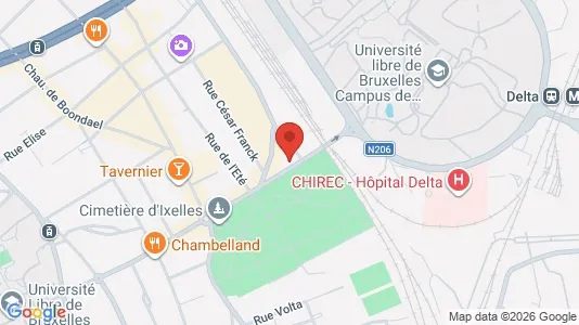 Apartments for rent i Brussels Elsene - kort over placeringen