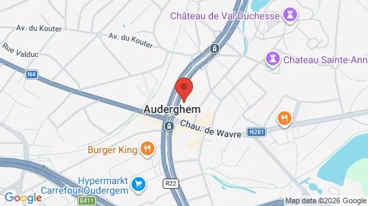 Apartments for rent i Brussels Oudergem - kort over placeringen
