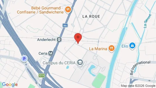 Apartments for rent i Brussels Anderlecht - kort over placeringen