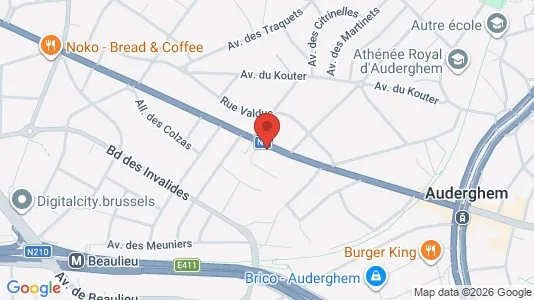 Apartments for rent i Brussels Oudergem - kort over placeringen