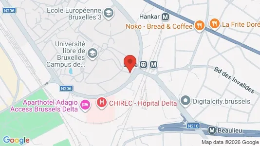 Apartments for rent i Brussels Oudergem - kort over placeringen
