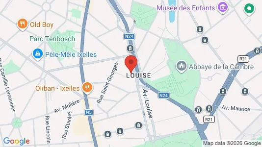 Apartments for rent i Stad Brussel - kort over placeringen