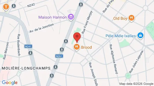 Apartments for rent i Brussels Elsene - kort over placeringen