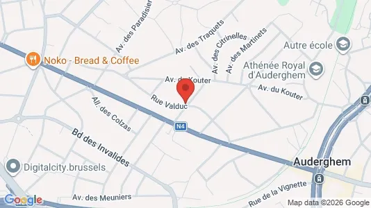 Apartments for rent i Brussels Oudergem - kort over placeringen